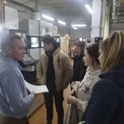 Посещение завода точной механики «Техносила» обучающимися сельских школ УМР